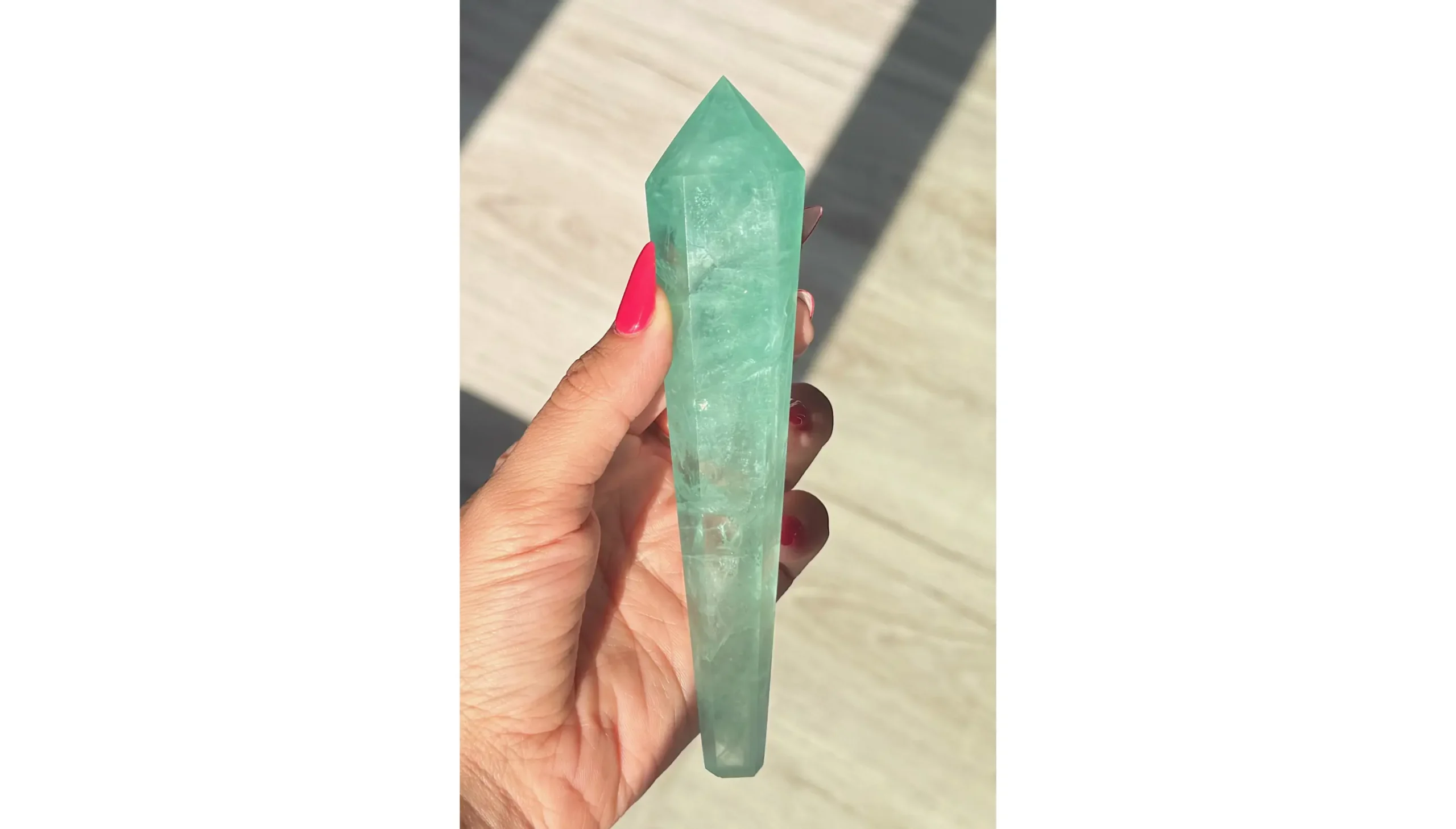 🧜♀️🌙✨Moonsong Tide Wand ~ Baja Fluorite✨🌙🧜♀️ - Image 4