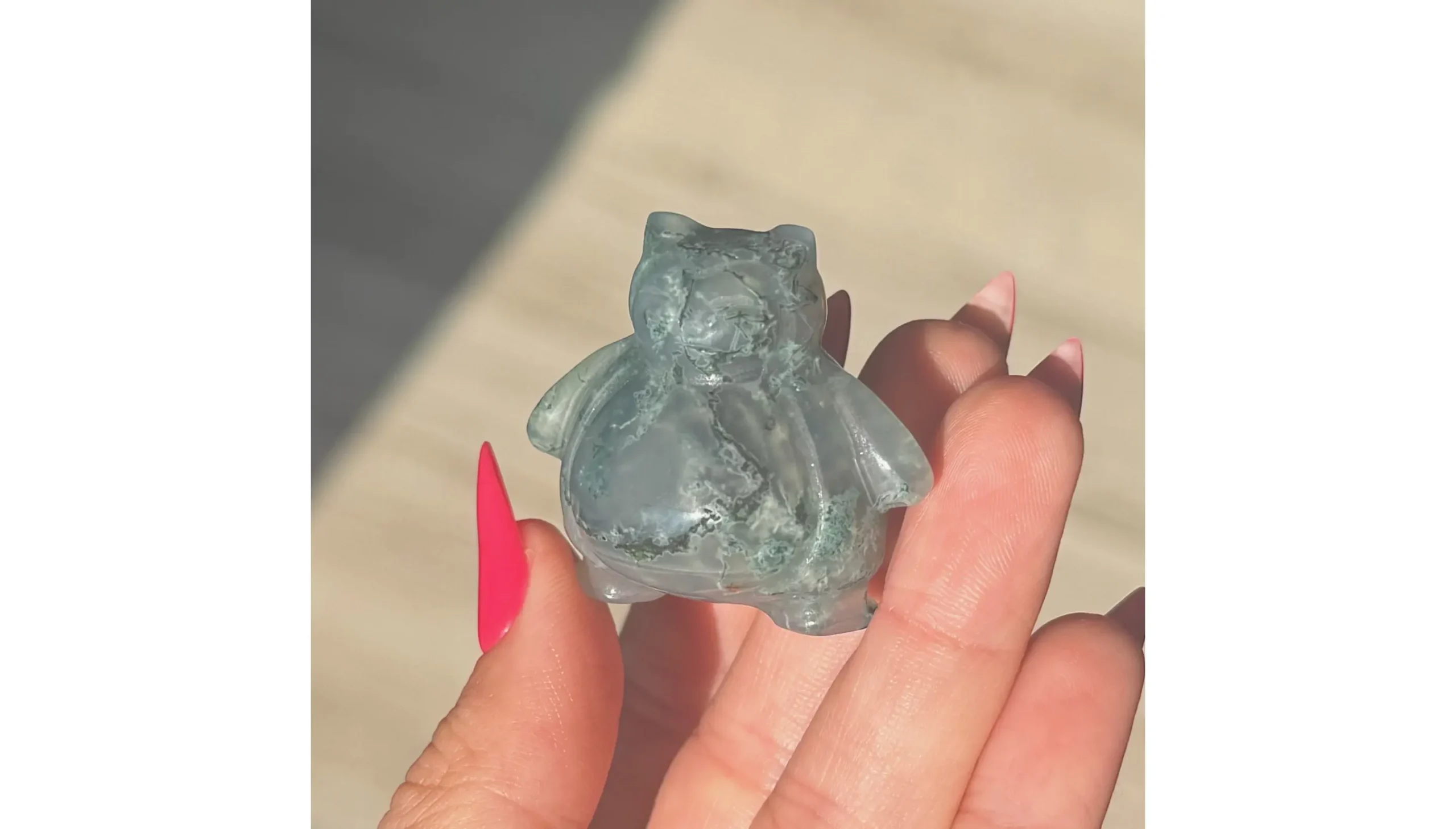 😴🌿Moss Agate Snorlax ~ The Forest Nap Guardian🍃✨ - Image 2