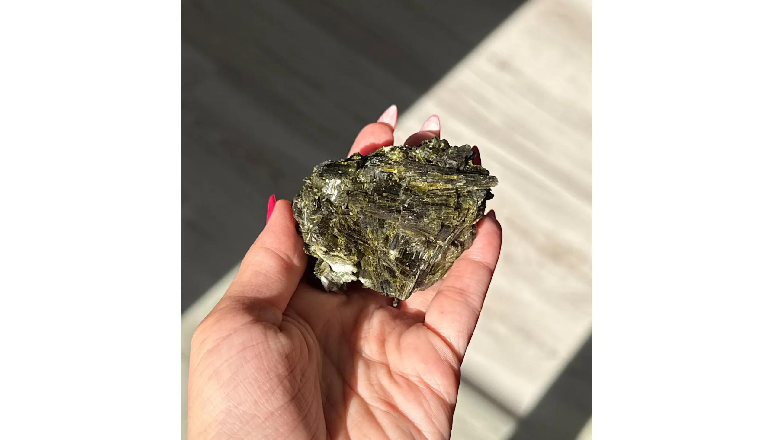 🖤⚔️The Black Citadel ~ Madagascar Epidote⚔️🖤 - Image 3