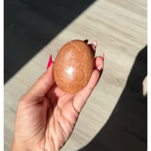 🍑🌙Peachy Moonstone ~ The Queen's Moon Palm Stone🌙🍑