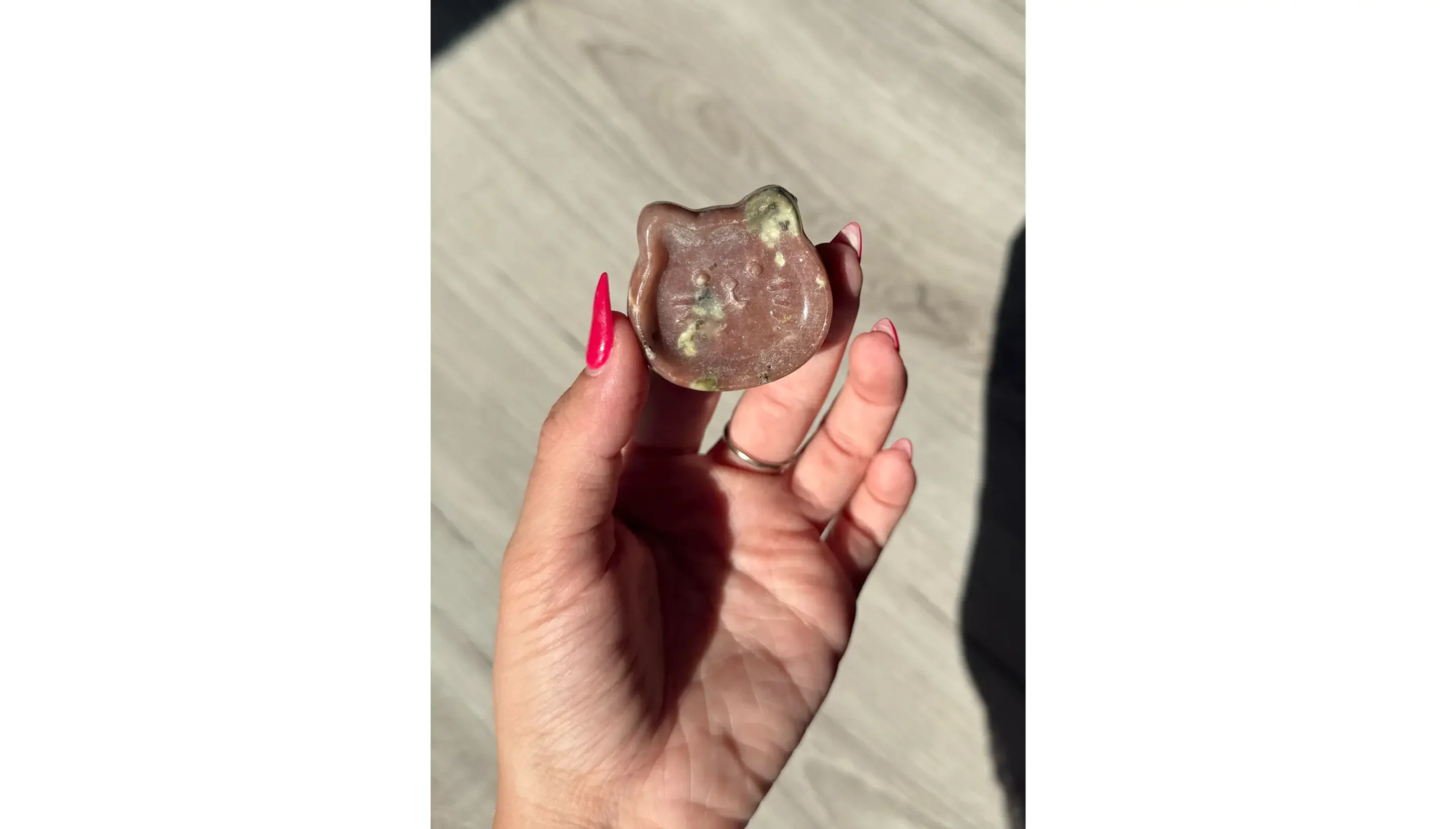 🌿🍓Mossberry Paws ~ Unakite Cat Tray🍓🌿 - Image 3