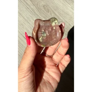 🌿🍓Mossberry Paws ~ Unakite Cat Tray🍓🌿