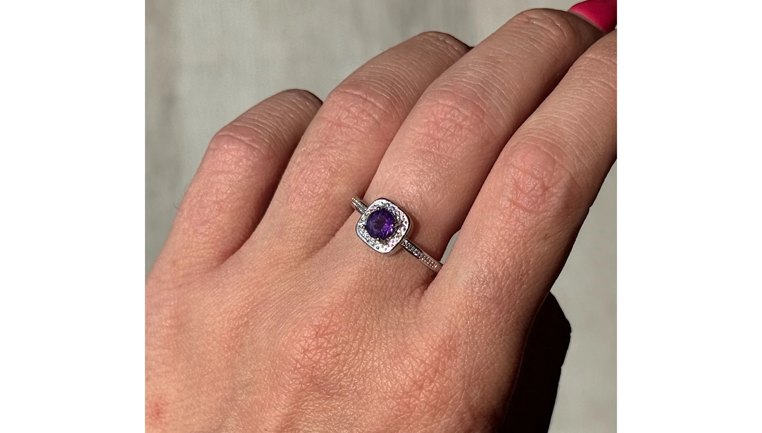 👑💜Moonlit Amethyst Crown Ring💜👑