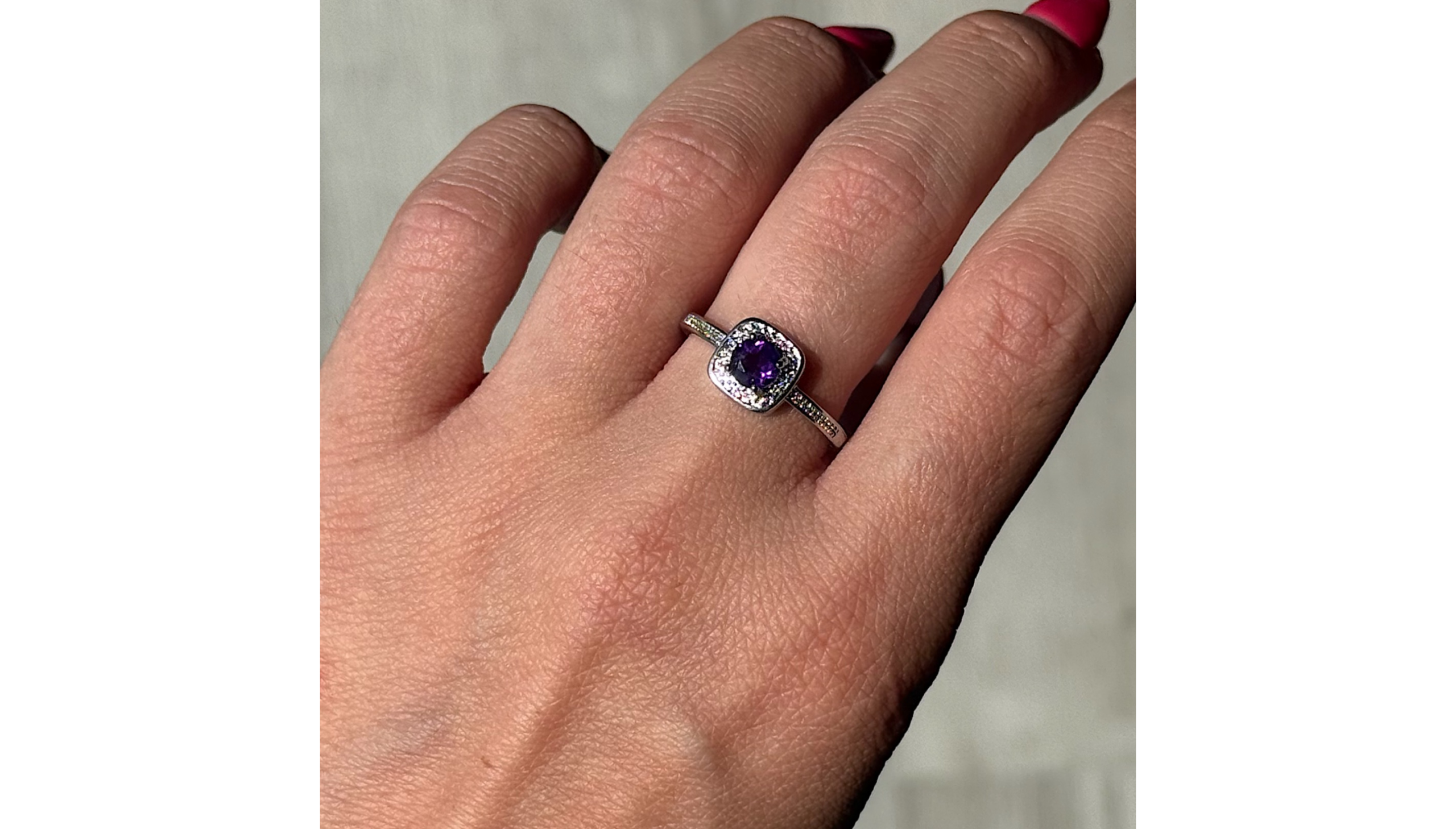👑💜Moonlit Amethyst Crown Ring💜👑 - Image 2