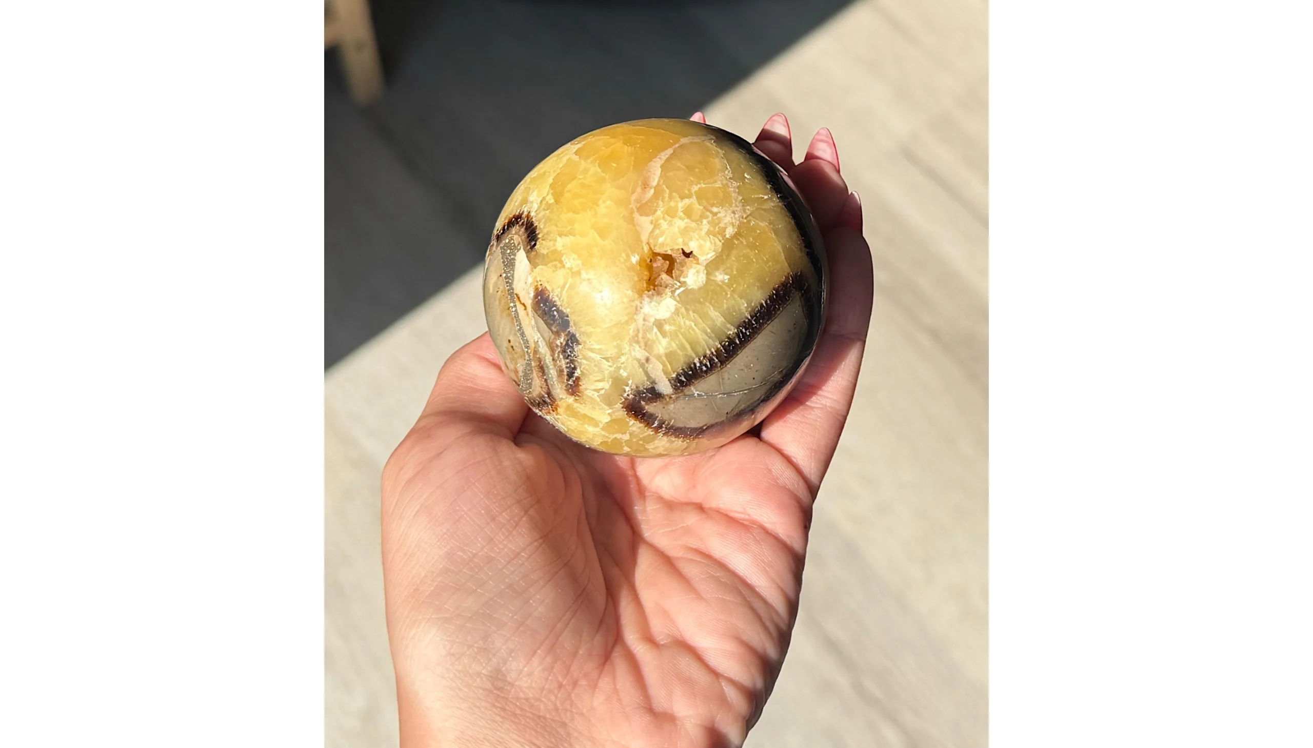 🐉👑Dragon King's Eye Septarian Sphere👑🐉 - Image 2