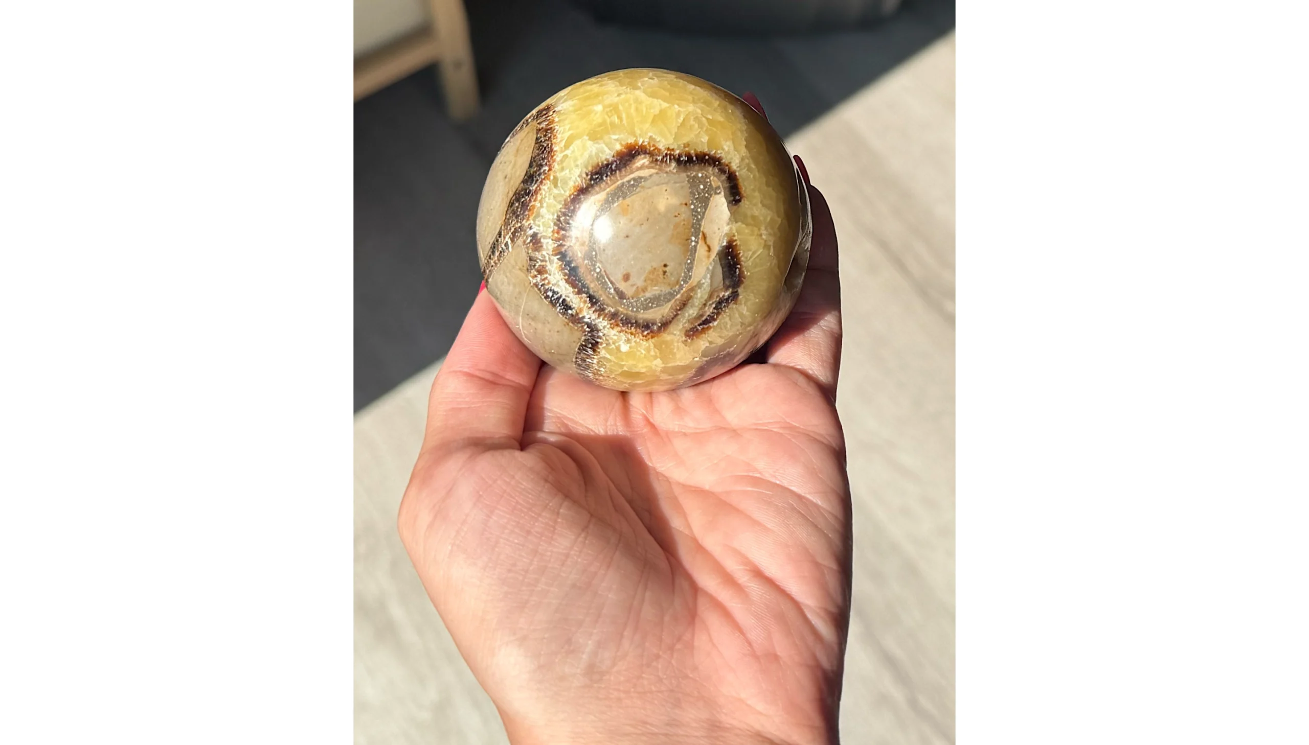 🐉👑Dragon King's Eye Septarian Sphere👑🐉