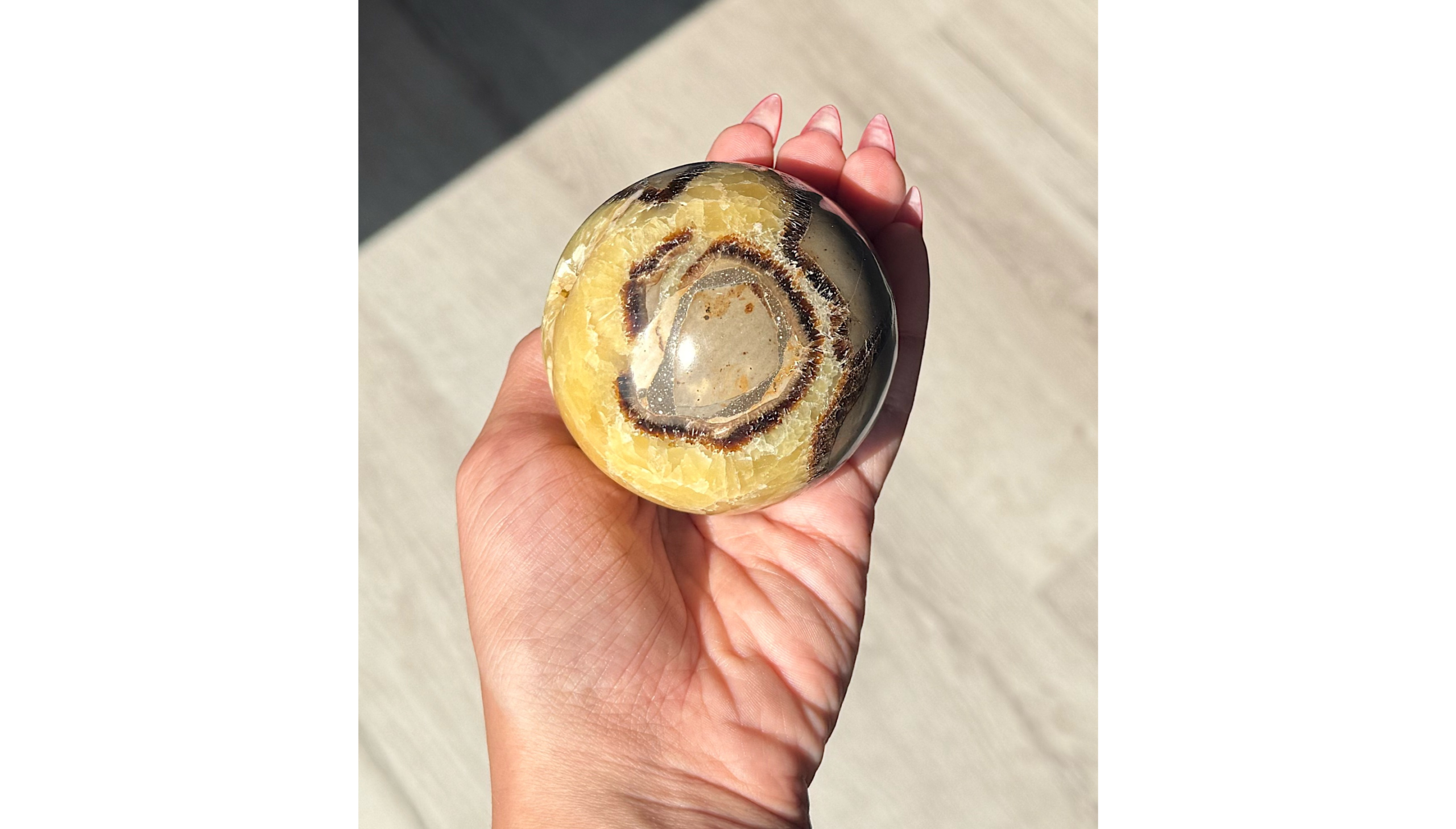🐉👑Dragon King's Eye Septarian Sphere👑🐉 - Image 5
