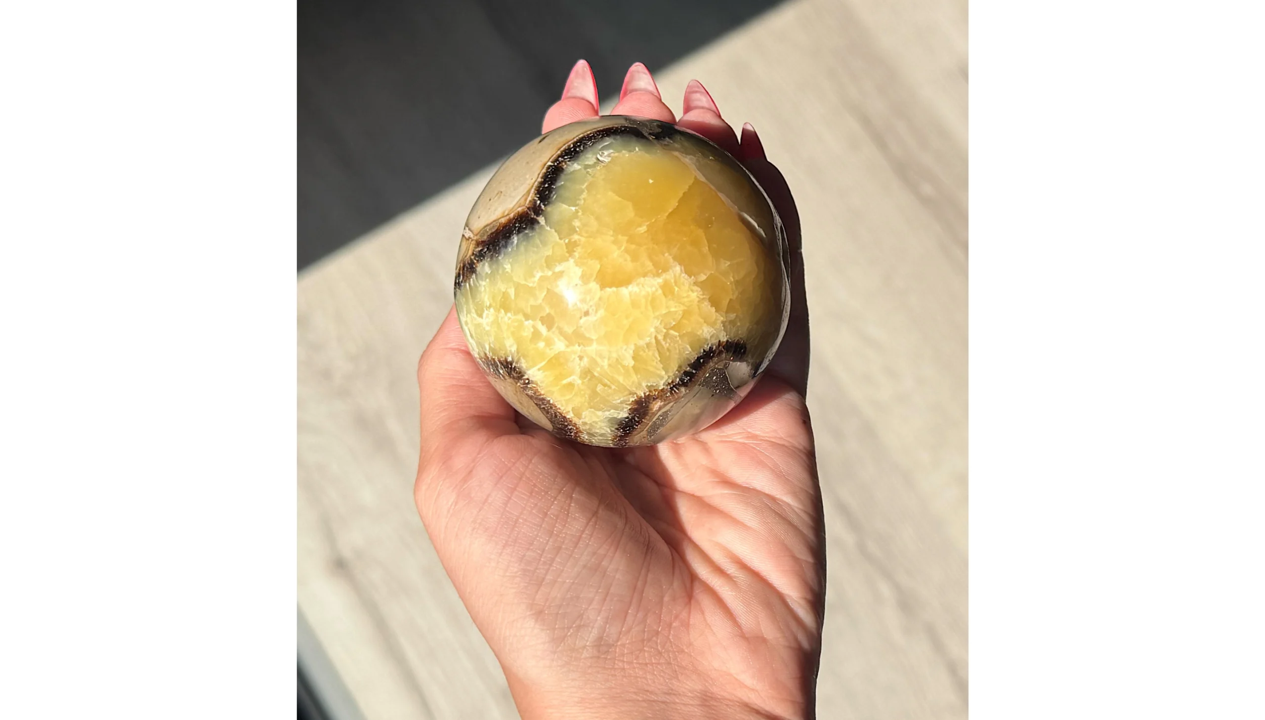 🐉👑Dragon King's Eye Septarian Sphere👑🐉 - Image 3