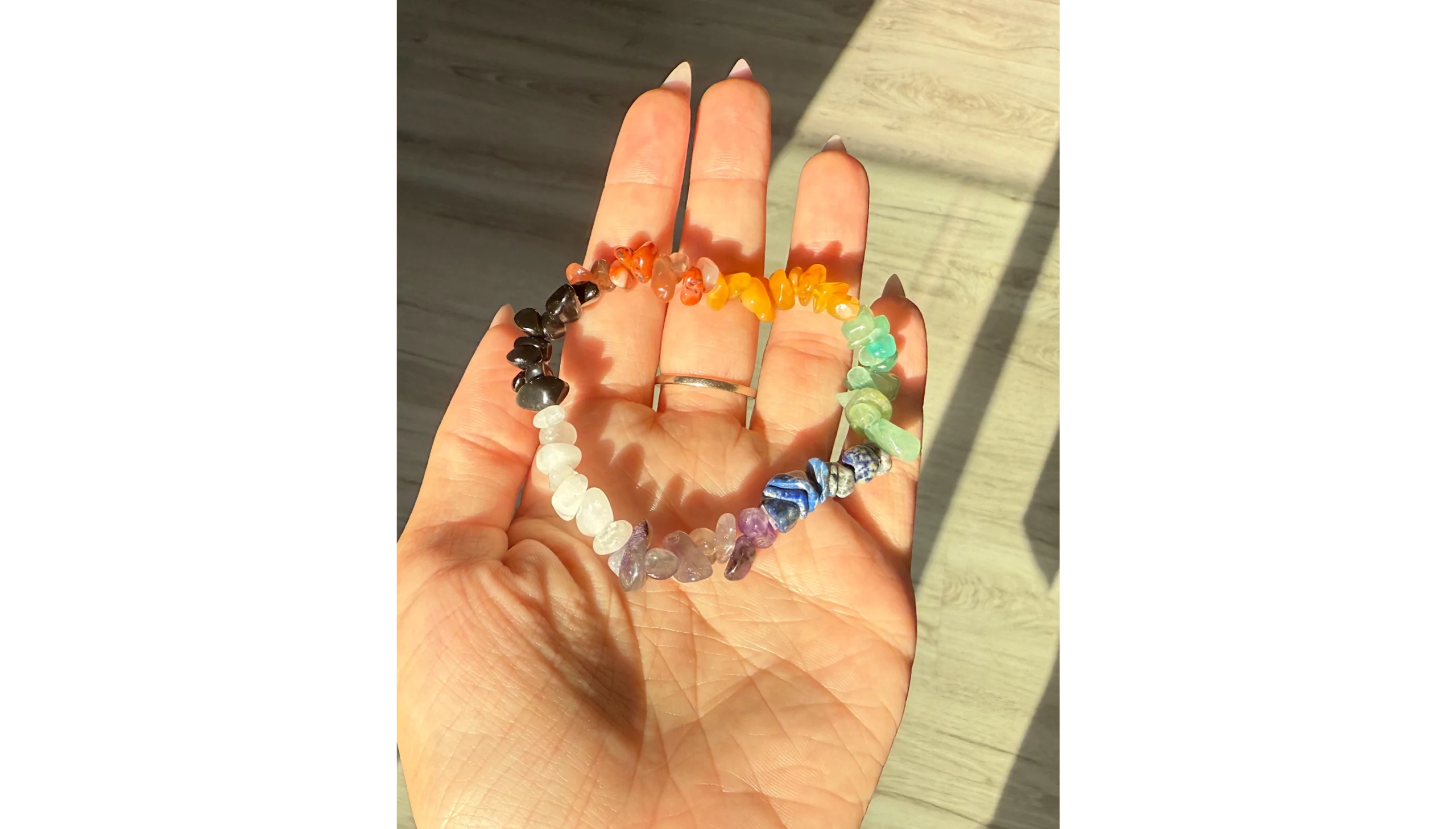 🌈🧚♀️✨Seven Chakra Chip Bracelet✨🧚♀️🌈 - Image 2