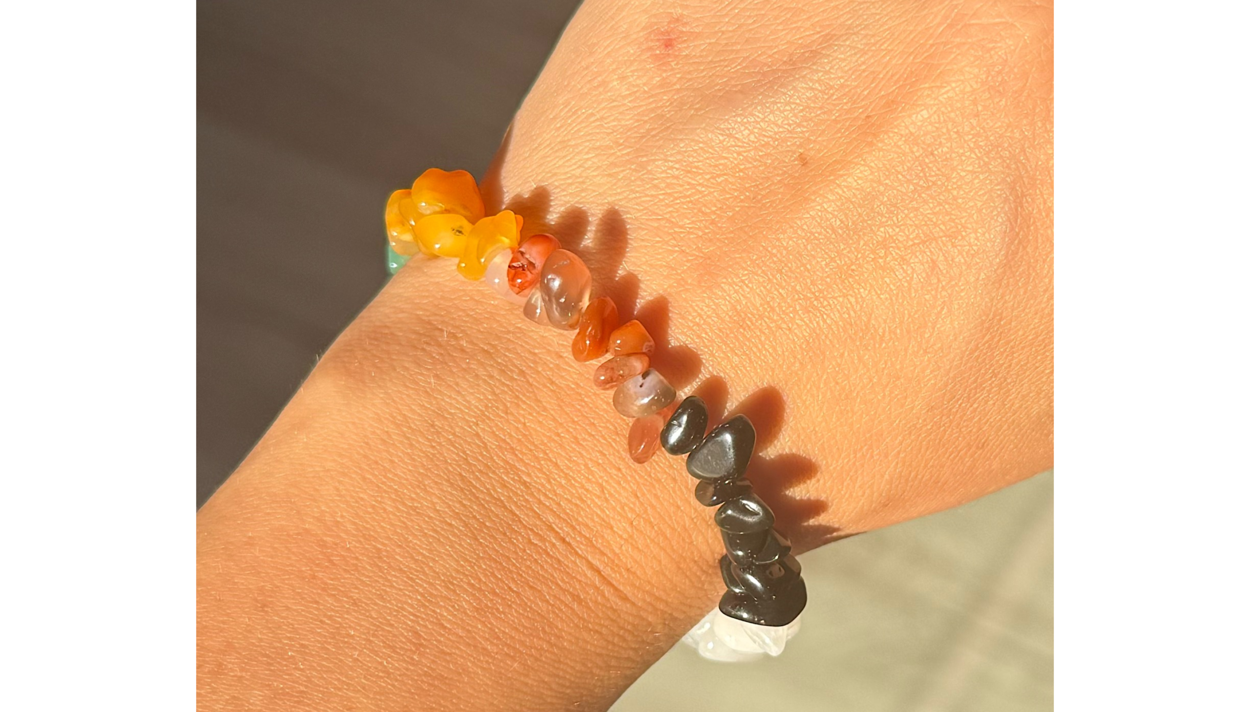 🌈🧚♀️✨Seven Chakra Chip Bracelet✨🧚♀️🌈 - Image 3