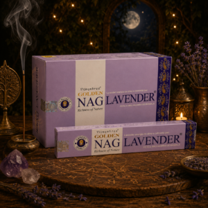 💜🌿Lavender Moon Incense ~ Golden Nag🌿💜