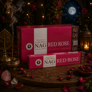 🌹✨Crimson Rose Incense ~ Golden Nag✨🌹