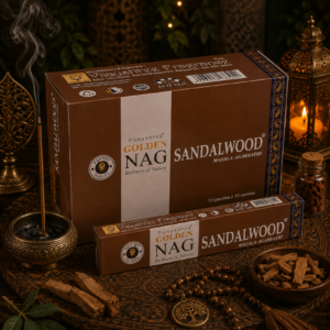 🌙🌿Sacred Sandalwood Incense ~ Golden Nag🌿🌙