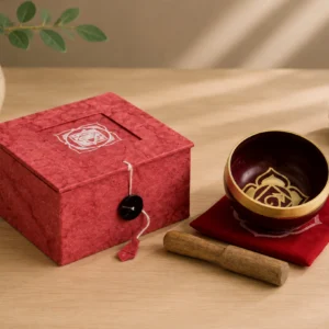 ❤️🪨Root Chakra Singing Bowl Gift Set ~ The Guardian's Gift🪨❤️