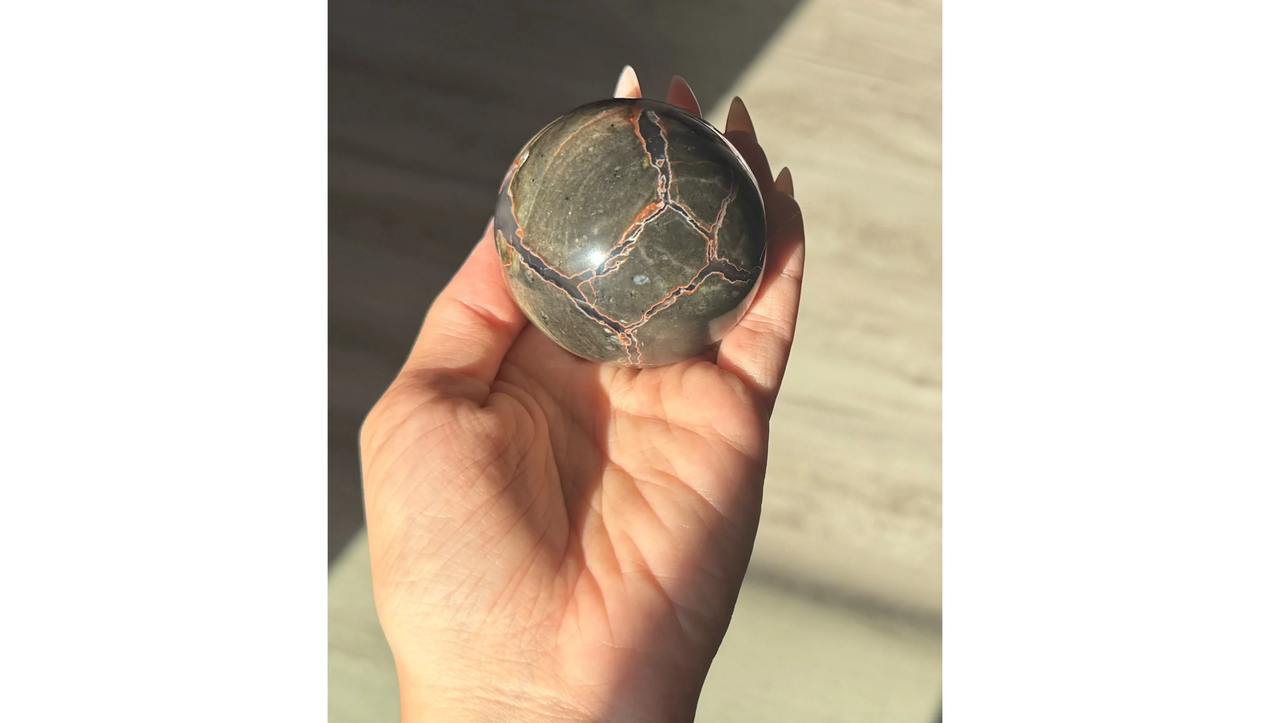 🗺️🐉The Map of the First Dragon ~ Football Agate🐉🗺️ - Image 4