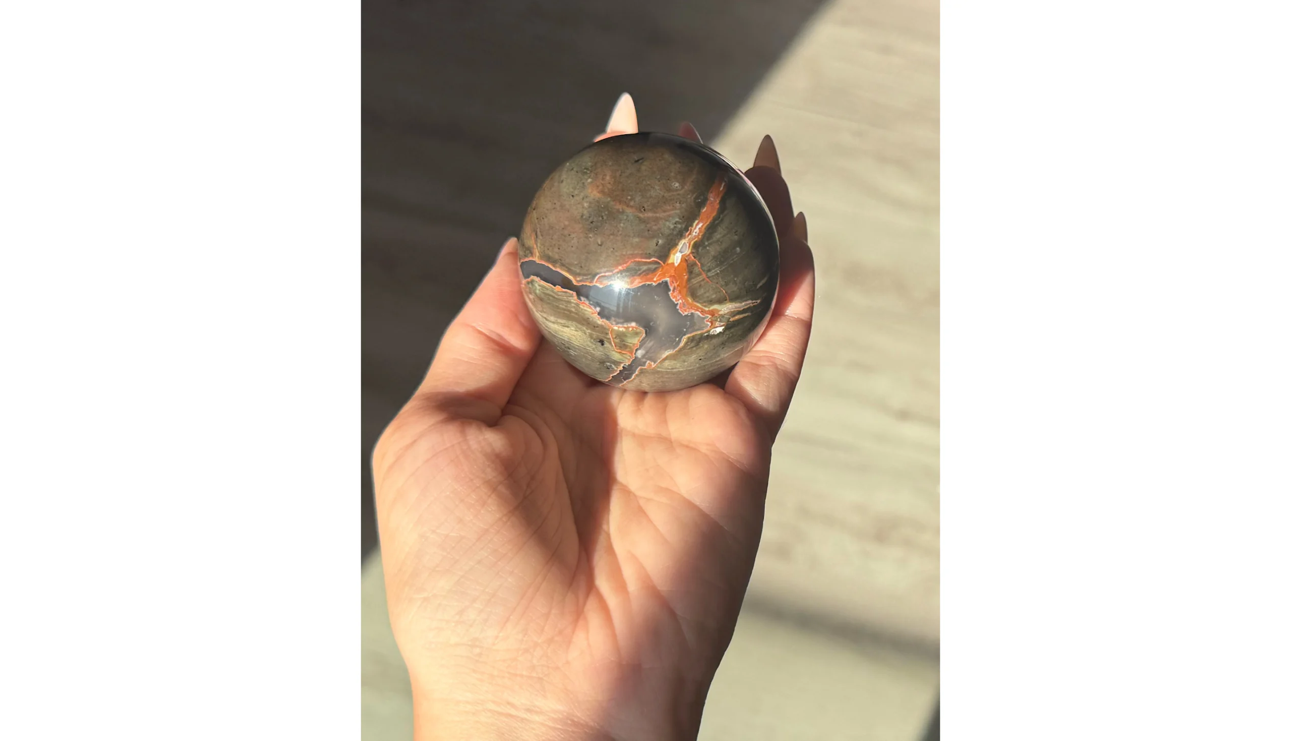 🗺️🐉The Map of the First Dragon ~ Football Agate🐉🗺️ - Image 3