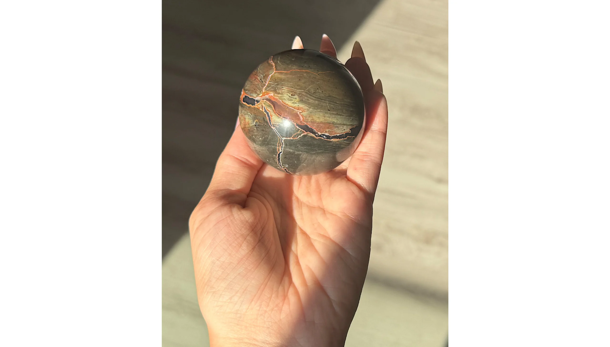 🗺️🐉The Map of the First Dragon ~ Football Agate🐉🗺️ - Image 5