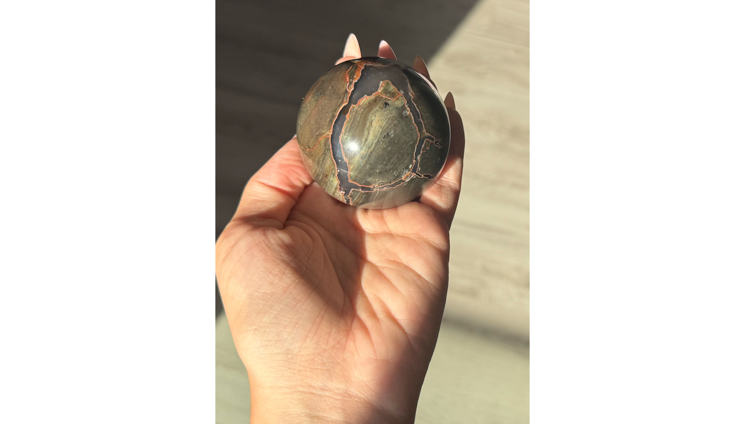 🗺️🐉The Map of the First Dragon ~ Football Agate🐉🗺️ - Image 2