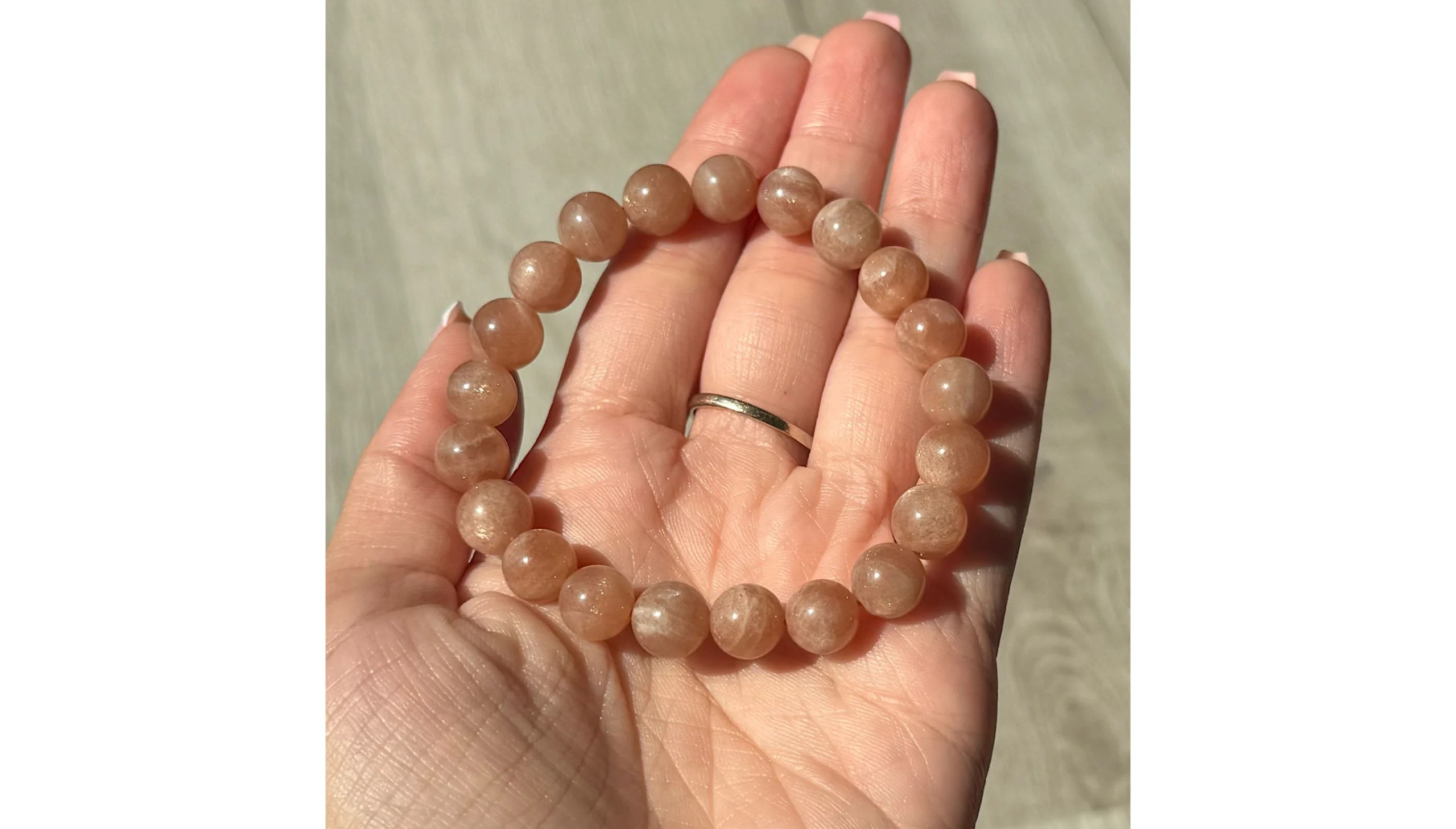 ✨🍑Aurora's Whisper ~ Peach Moonstone🍑✨ - Image 3