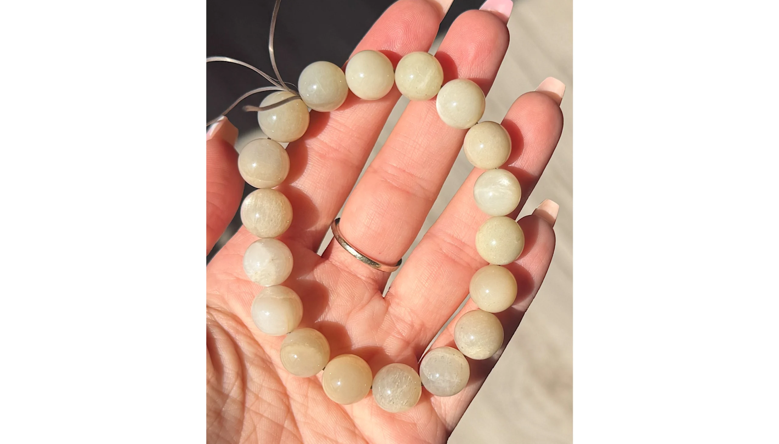 🌙🤍Moonlit Silence ~ Super Moonstone🤍🌙 - Image 3