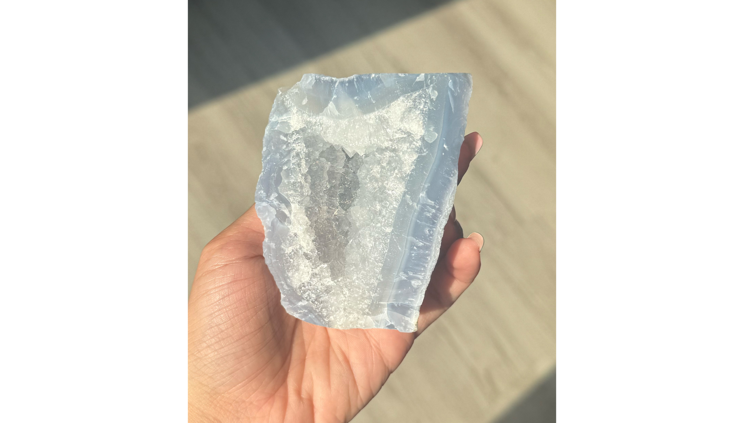 ❄️🩵Blue Lace Agate Druzy Specimen ~ Vael'Thar🩵❄️ - Image 2