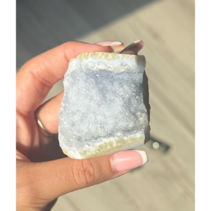 ❄️🌌The Frozen Sky Fragment ~ Blue Lace Agate Druzy Specimen🌌❄️