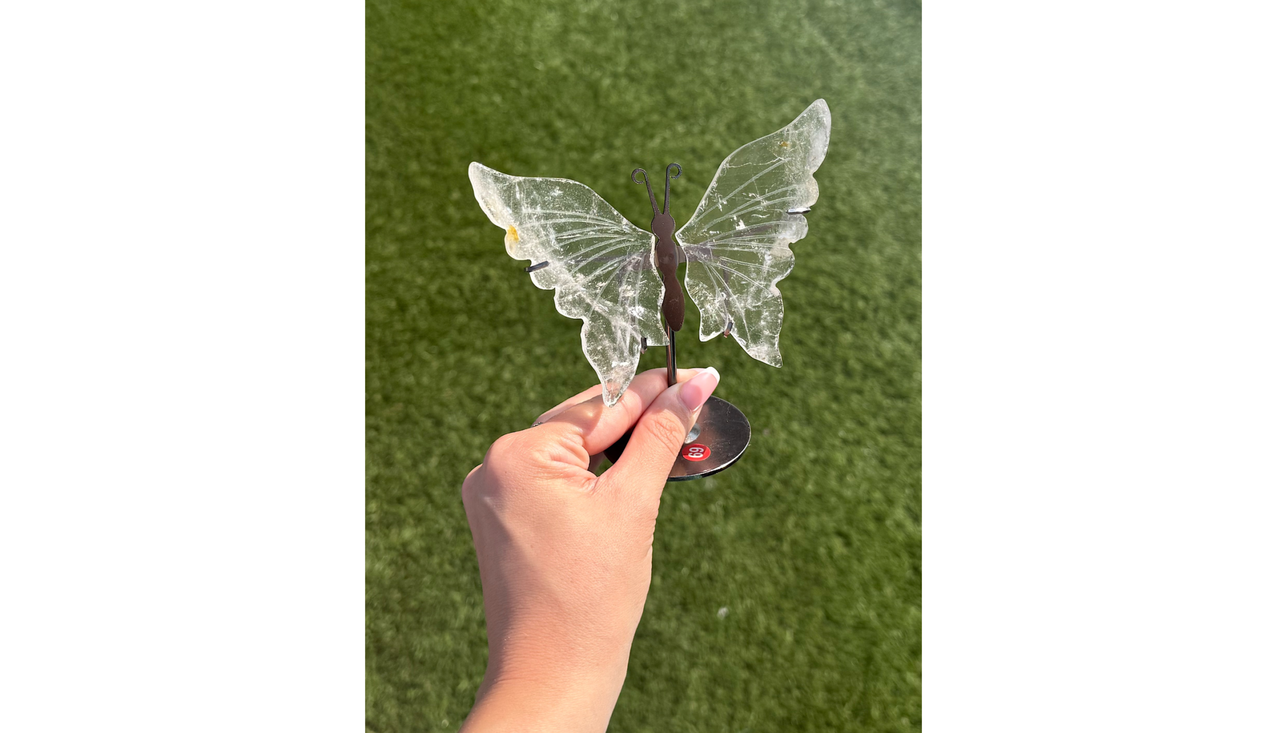 🦋🤍Aurora's Messenger ~ Clear Quartz Butterfly🤍🦋 - Image 2