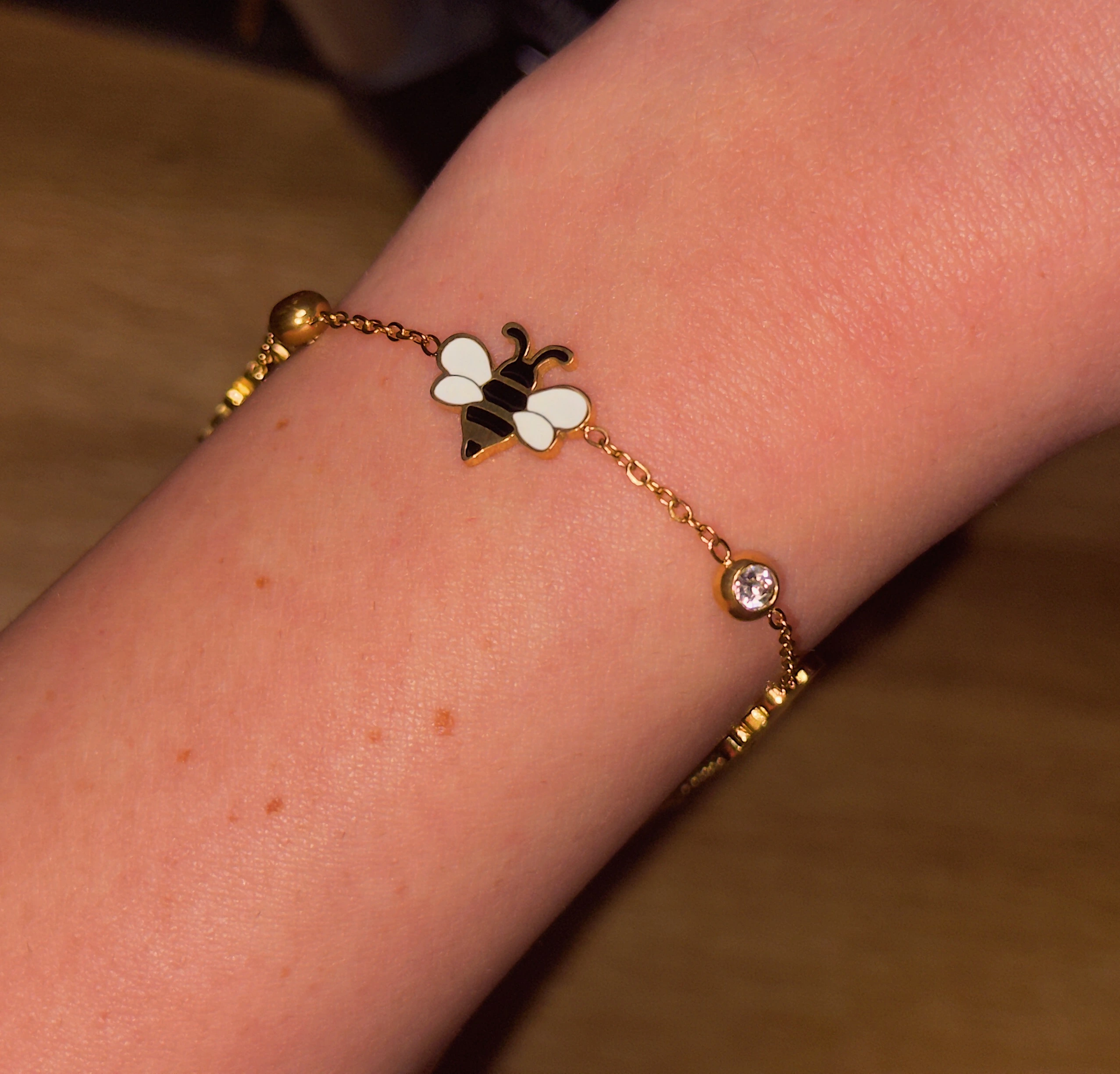 Bee Talisman Bracelet 18K🐝✨