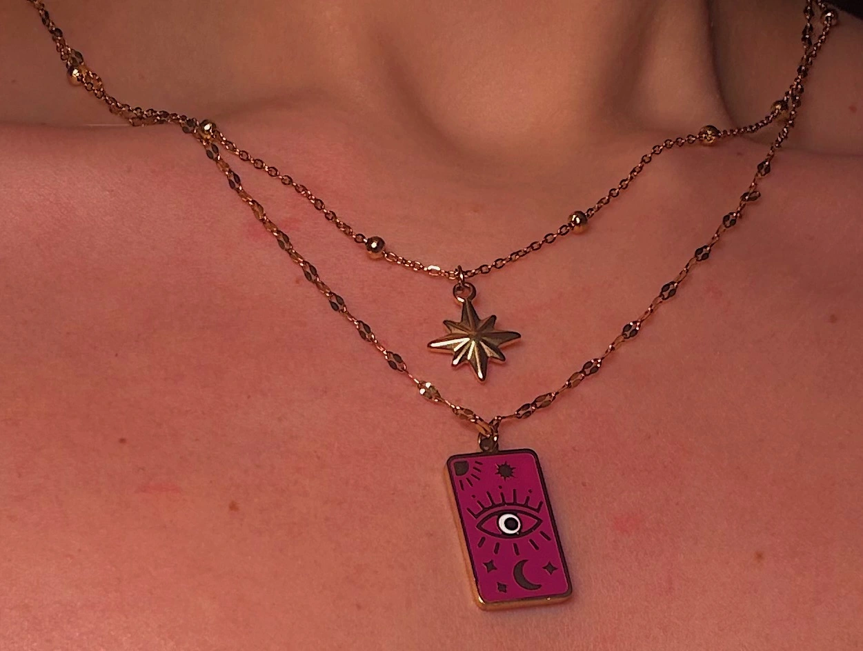 ✨🧿Twin Guardian Evil Eye Necklace🧿✨ - Image 2