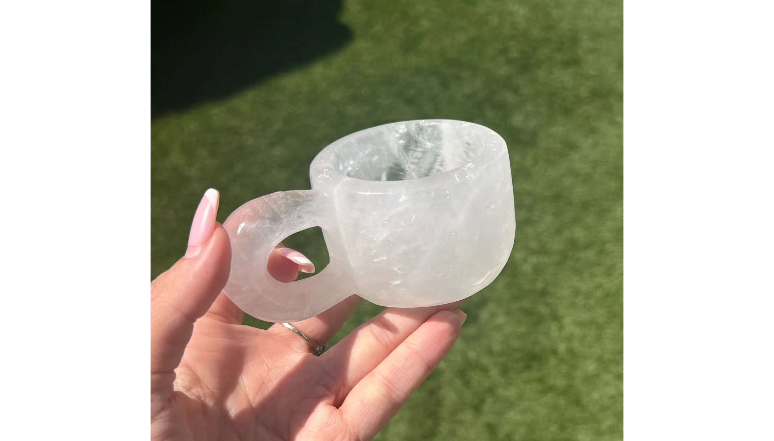 🧚🏻✨The Fairy Herbalist's Cup ~ Milky Quartz✨🧚🏻 - Image 4