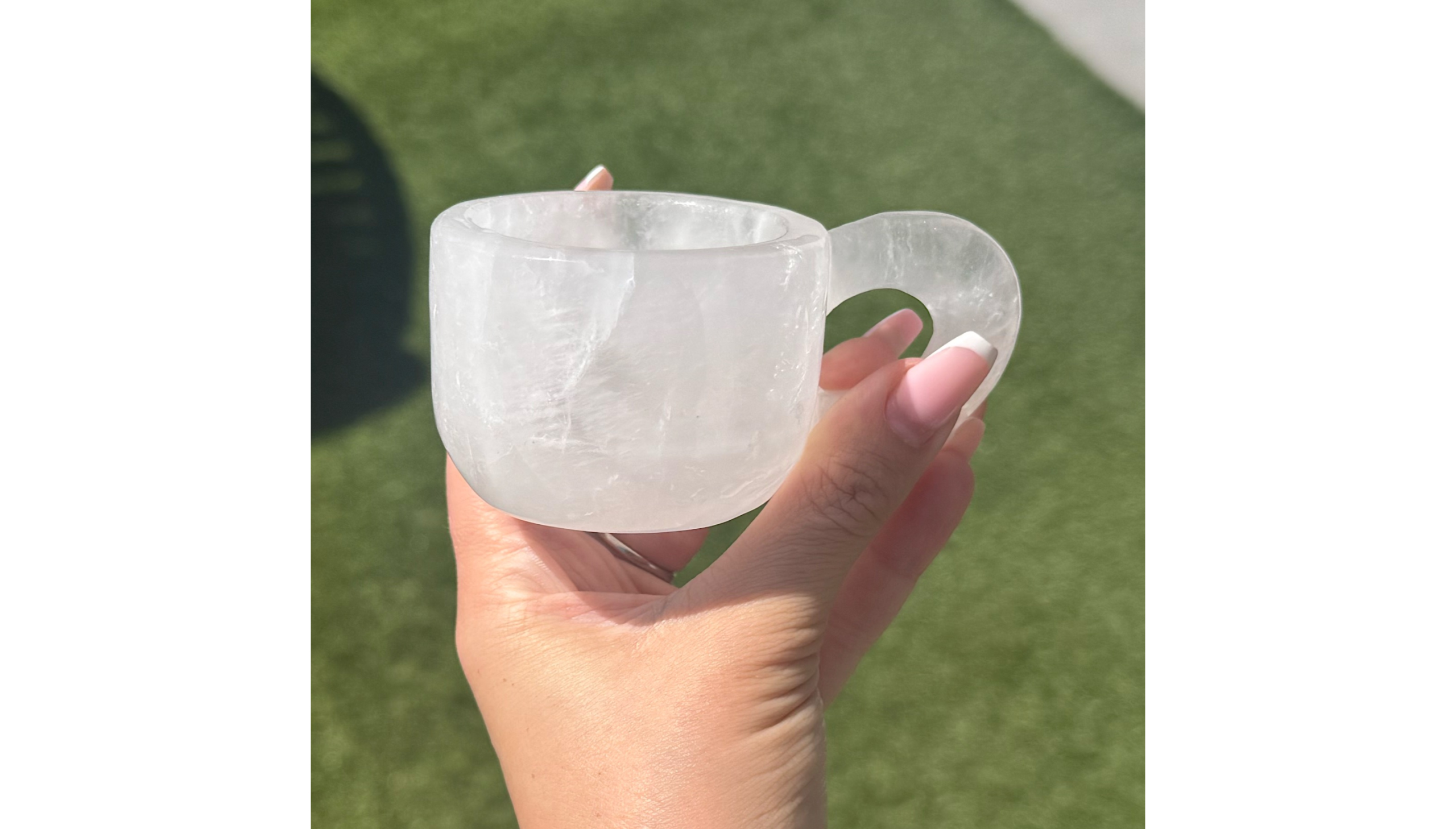 🧚🏻✨The Fairy Herbalist's Cup ~ Milky Quartz✨🧚🏻 - Image 3