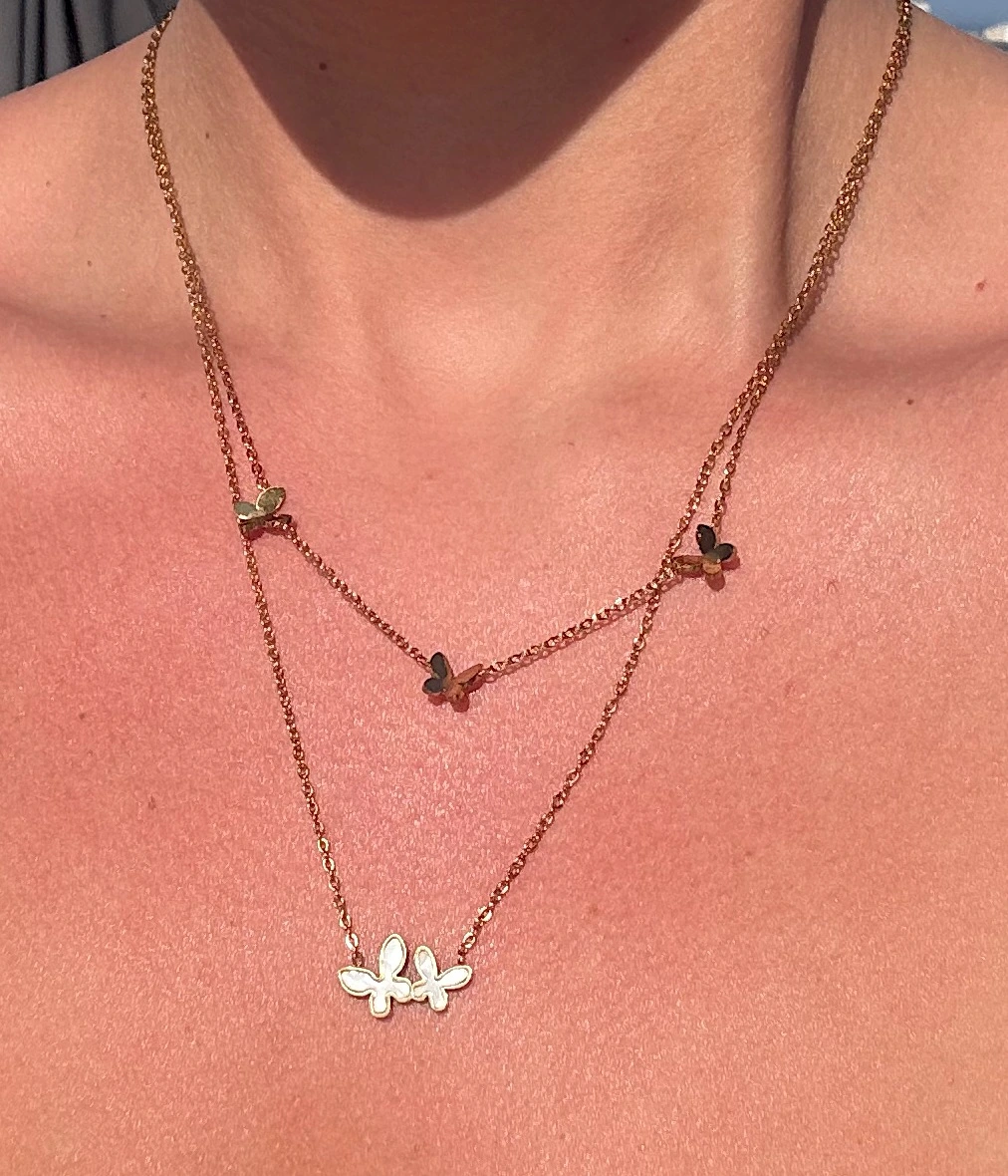 ✨🦋The Butterfly Kiss ~ 18K Gold Plated Necklace🦋✨