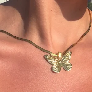 ✨🦋The Golden Relic ~ 18K Gold Plated Butterfly Necklace🦋✨