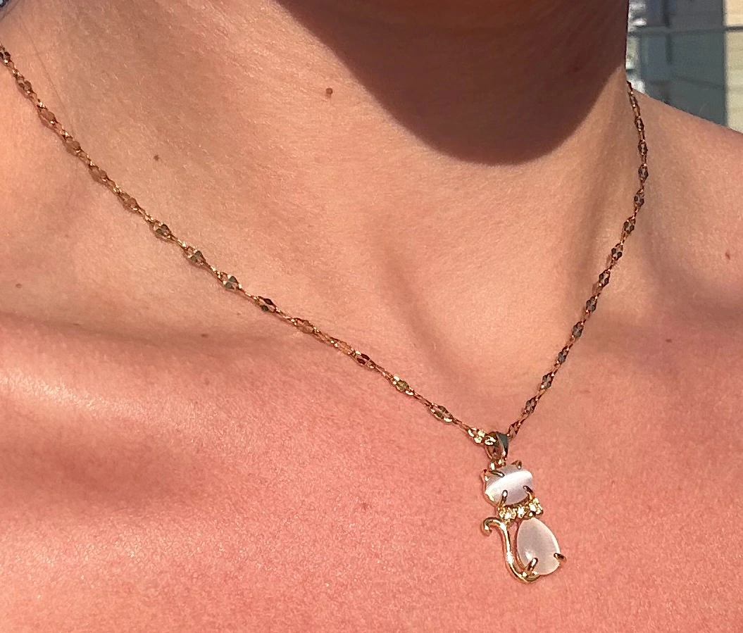 🐈The Sacred Familiar ~ 18K Gold Plated Cat Necklace🐈