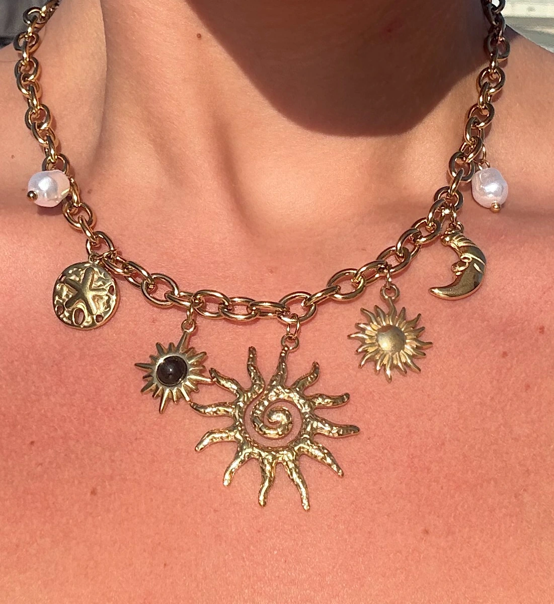 ✨☀️The Sun Oracle ~ 18K Gold Plated Necklace☀️✨
