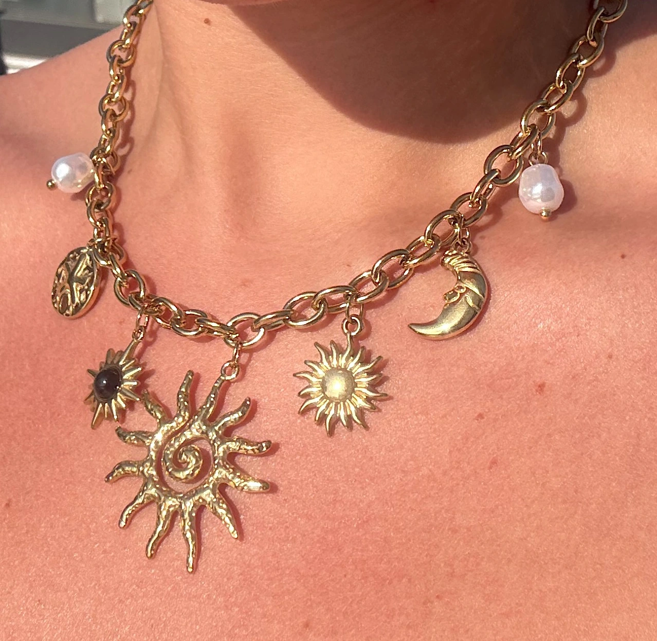 ✨☀️The Sun Oracle ~ 18K Gold Plated Necklace☀️✨ - Image 2