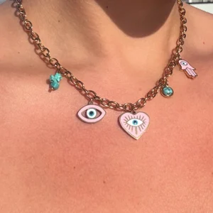 🧿💗Eyes On Me ~ 18K Gold Plated Necklace💗🧿