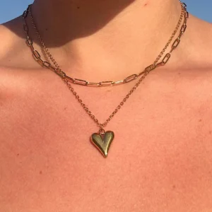 💛Heartbound ~ 18K Gold Plated Double Layer Necklace💛