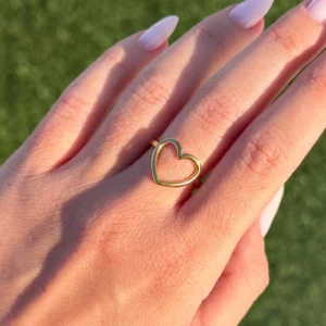 ✨💗Love, Unframed ~ 18K Gold Plated Ring💗✨