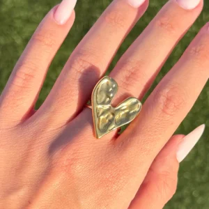 💛Melted Love ~ 18K Gold Plated Chunky Ring💛