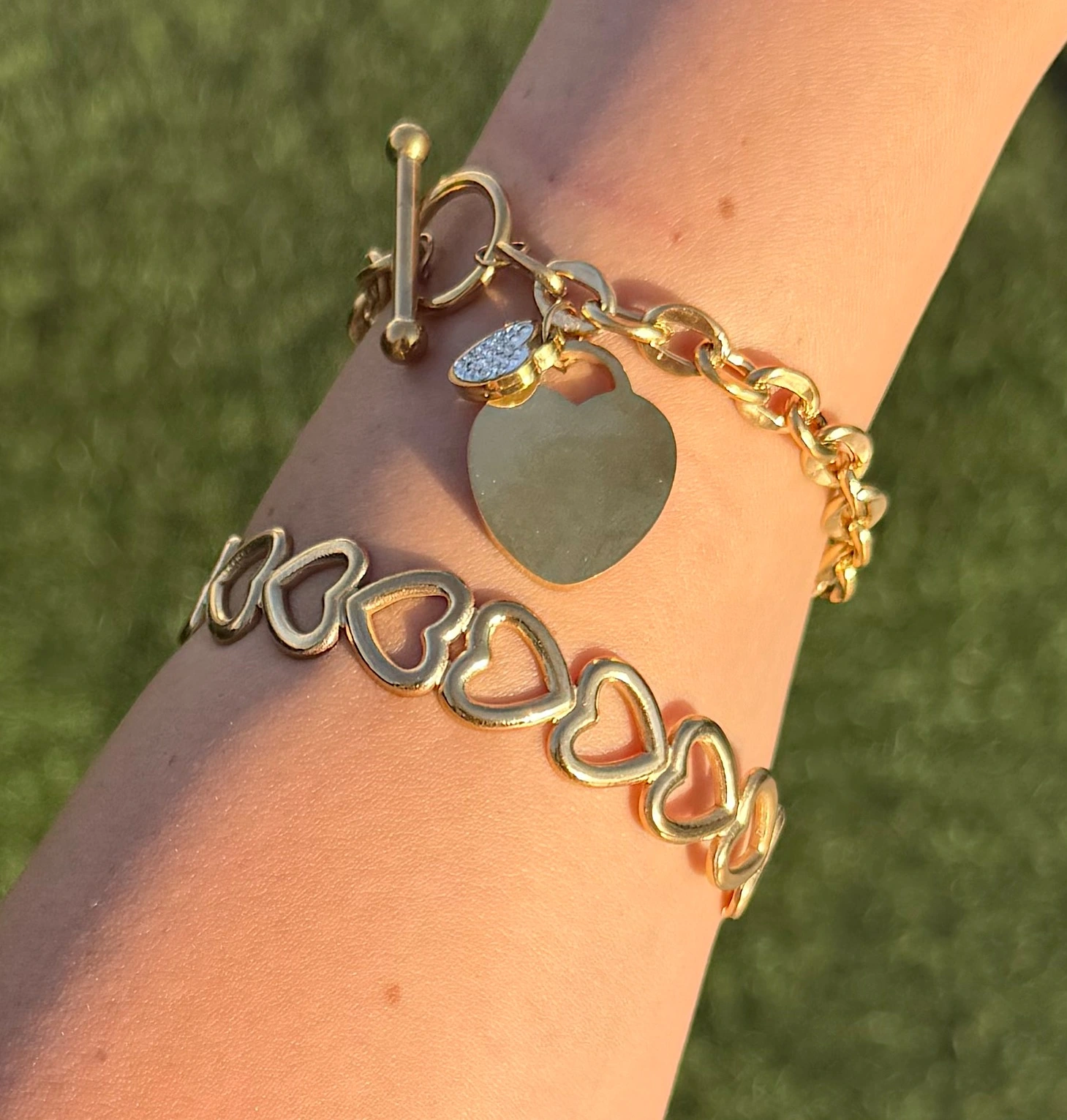 ✨🩷Best of Both Worlds ~ 18K Gold Plated Bracelet🩷✨ - Image 2