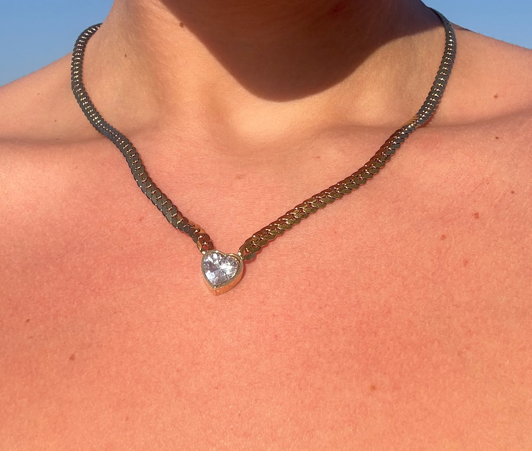 💎💗Lady Heart ~ 18K Gold Plated Necklace💗💎
