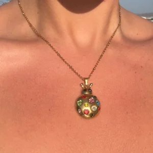 🌈🐞Lady Luma ~ 18K Gold Plated Necklace🐞🌈