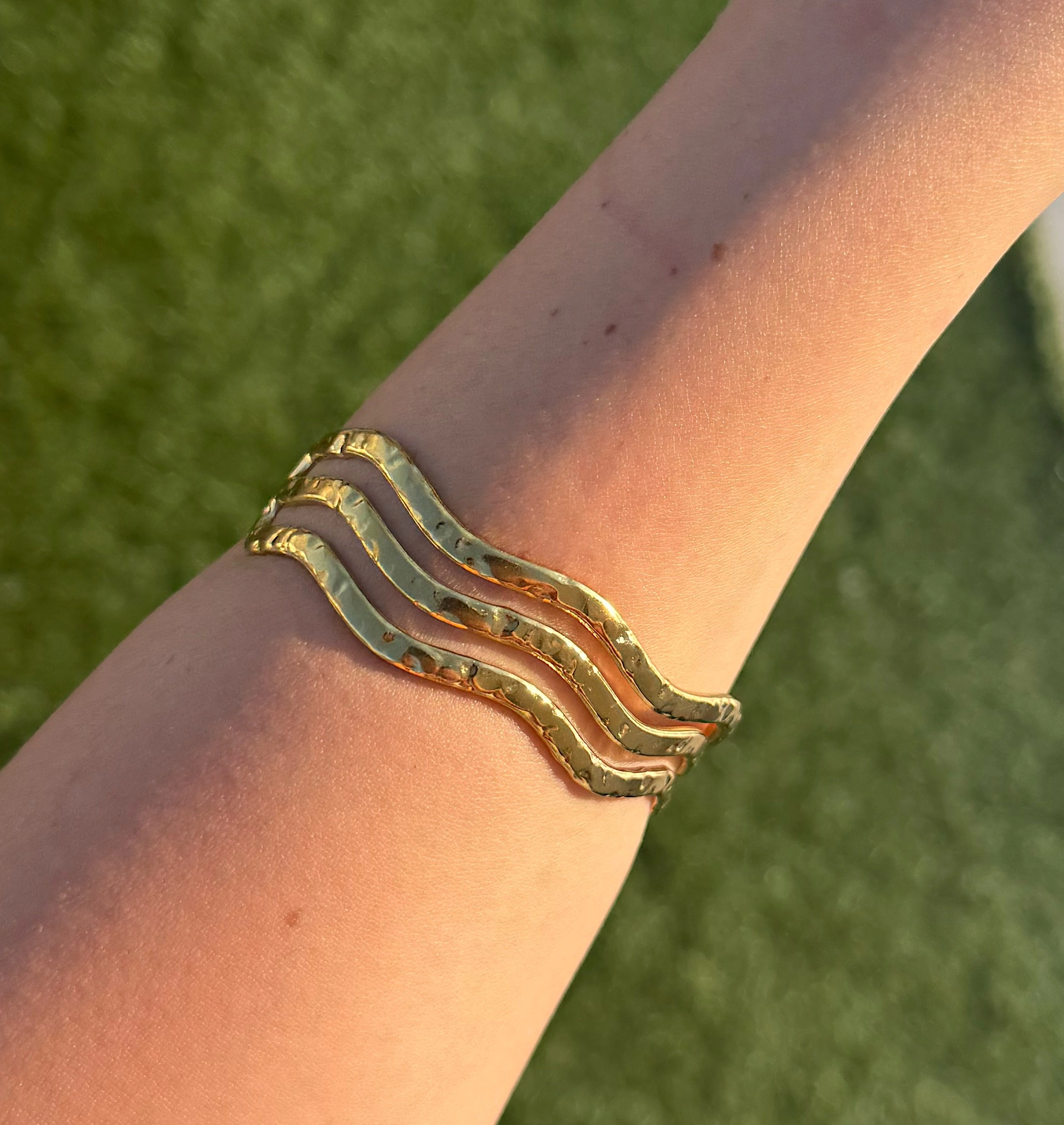 ✨🌊Daughter of the Nile ~ 18K Gold Plated Cuff🌊✨