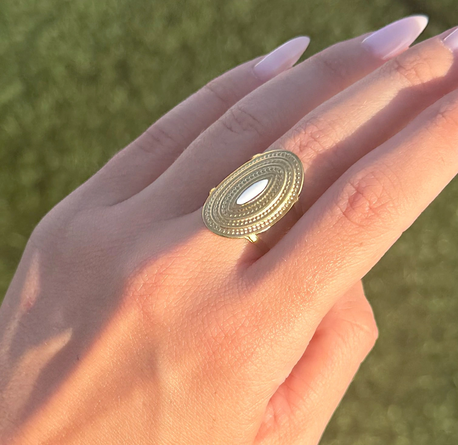 ✨The Golden Oracle ~ 18K Gold Plated Ring✨ - Image 2
