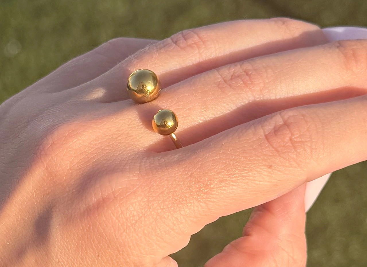 ✨The Golden Eclipse ~ 18K Gold Plated Ring✨ - Image 2