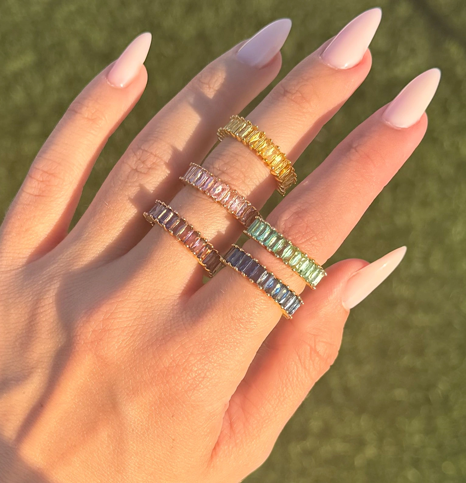 ✨☀️Sunbeam Spell ~ 18K Gold Plated Sparkling Ring☀️✨ - Image 2