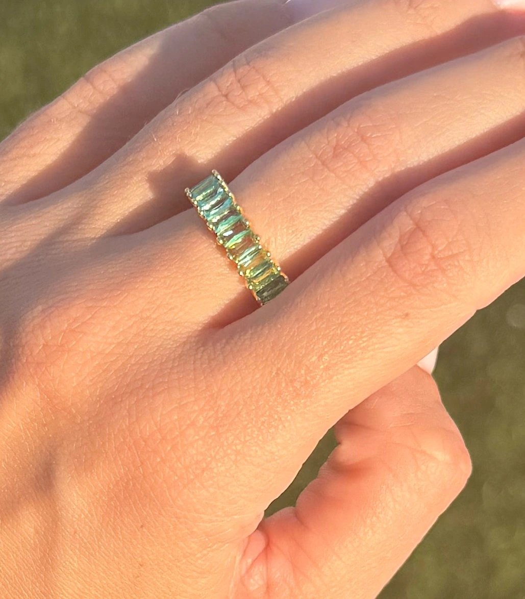 🌿🧚♀️Fae Dew ~ 18K Gold Plated Ring🧚♀️🌿 - Image 2