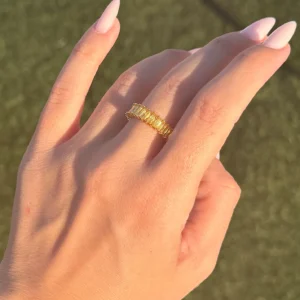 ✨☀️Sunbeam Spell ~ 18K Gold Plated Sparkling Ring☀️✨