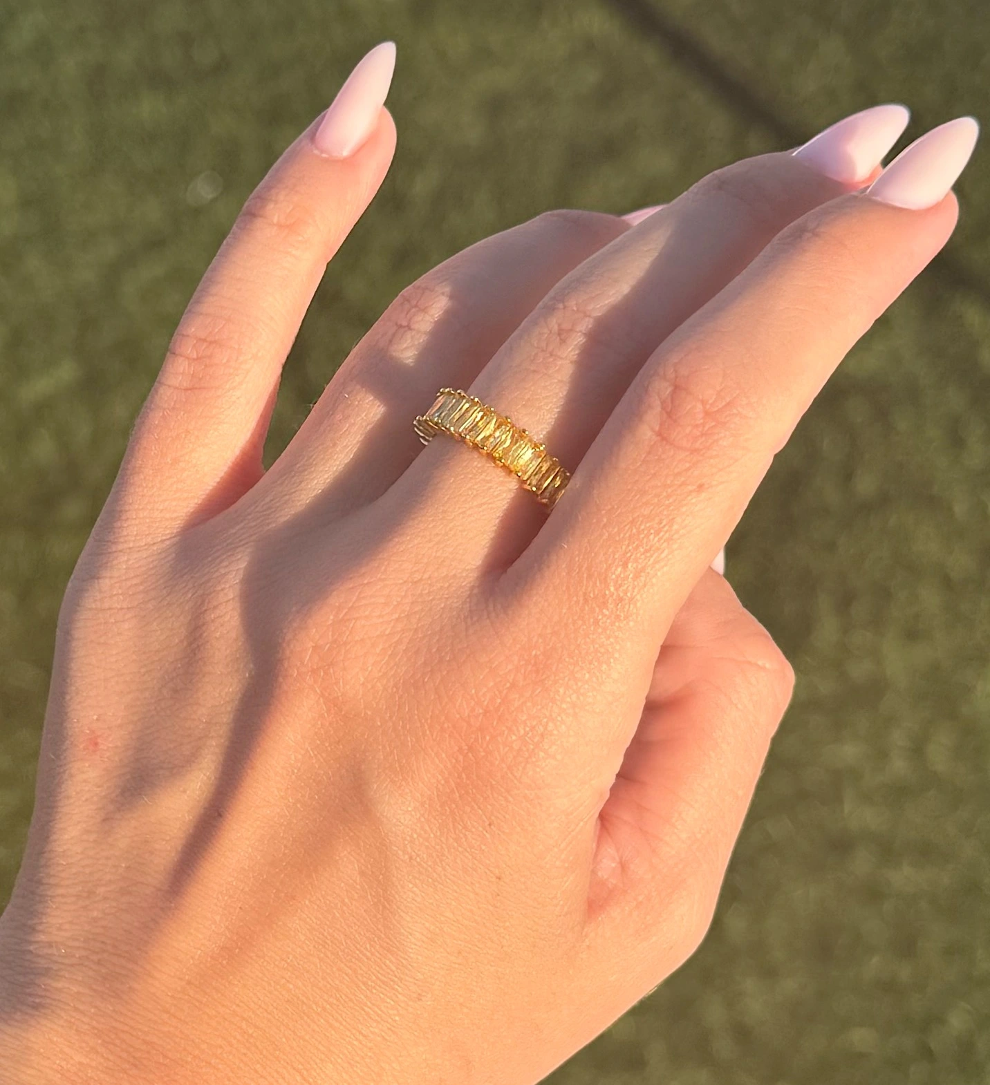 ✨☀️Sunbeam Spell ~ 18K Gold Plated Sparkling Ring☀️✨